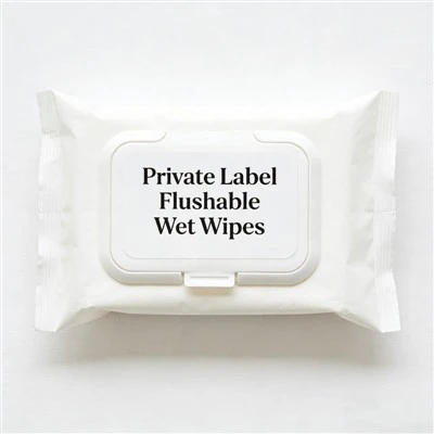 Private Label skyllebare vådservietter