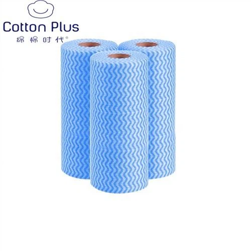 Køkkenrulle Spunlace ikke-vævet farvebølgemønster